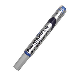 Pentel Maxiflo Dry Wipe Fine Bullet Point Marker - Black (Pack of 12)