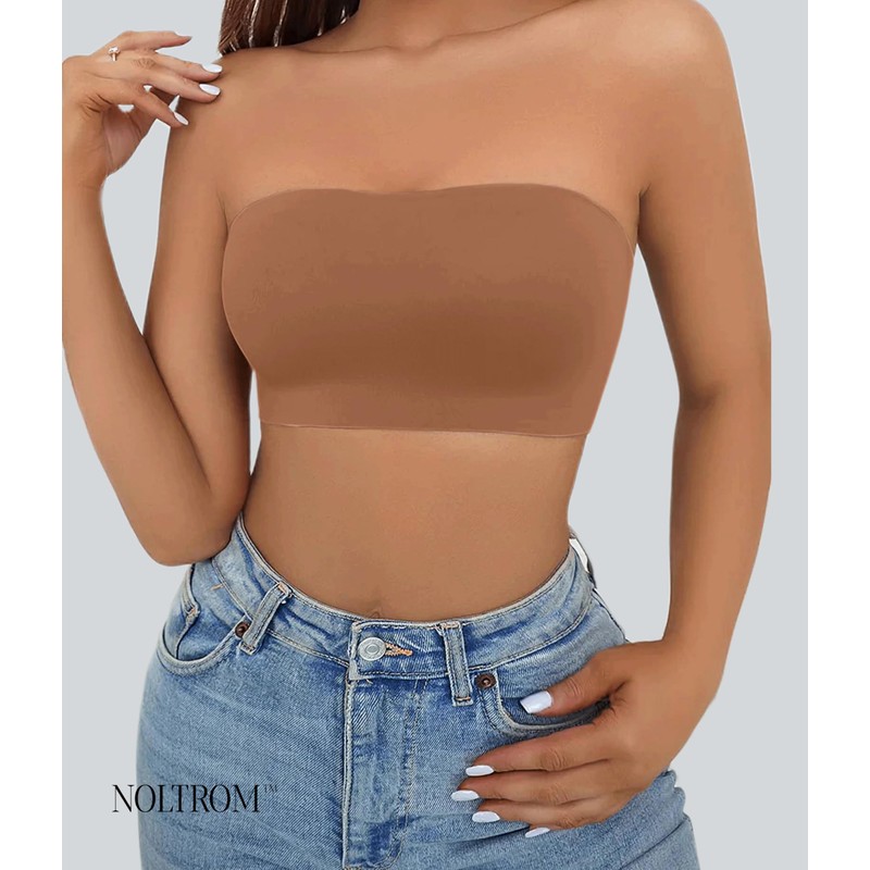 Noltrom | Brasier Strapless sin Relleno. Sujetador Antideslizante sin Costuras