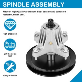 Dibanyou Mower Deck Rebuild Kit Spindle Blades Assembly for MTD Cub Cadet 46 inch Deck XT1-LT46 T225 T240 T2800,Replaces 918-06977 918-06977A 618-06977 742-04244 742-04290 942-04244