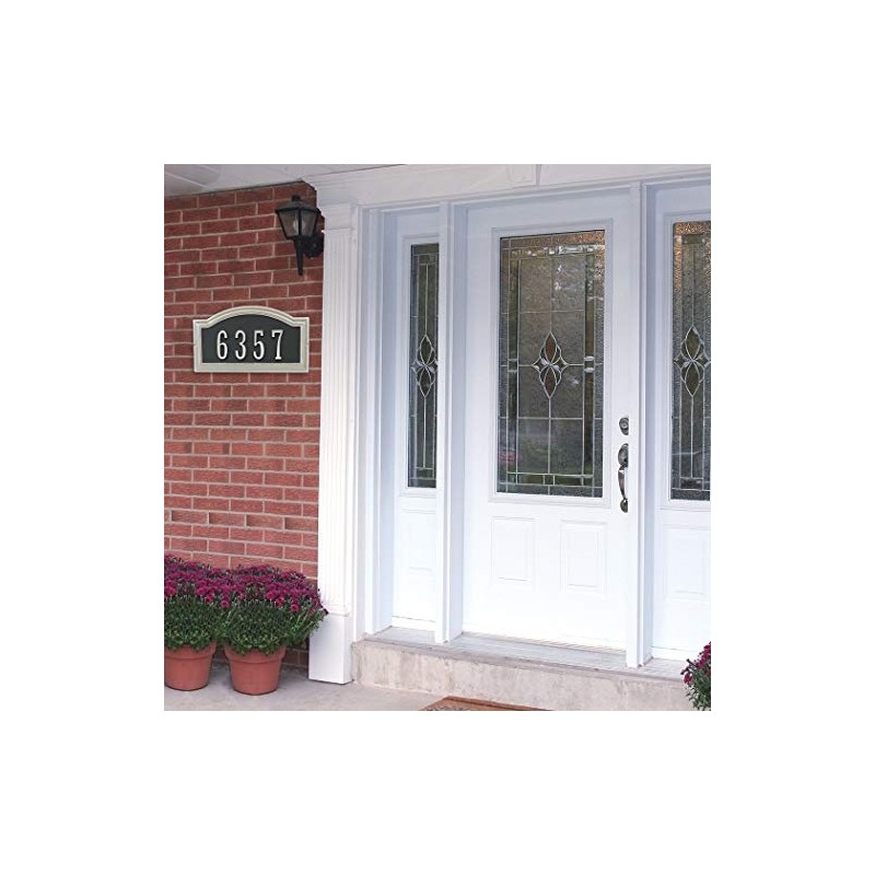 Distinctions by Hillman 843282 4-Inch Die Cast Self-Adhesive House Address