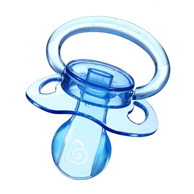 Landofgenie Adult Pacifiers Set Large Shield Transparent Design Pacifier Bone