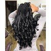 French Curly Braiding Hair 7 Packs 12 Inch Natural Black