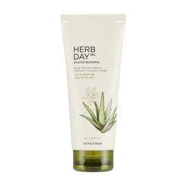 The Face Shop Buy The Face Shop Herb Day 365 Master Blending Aloe and Green Tea Facial Foaming Cleanser Online