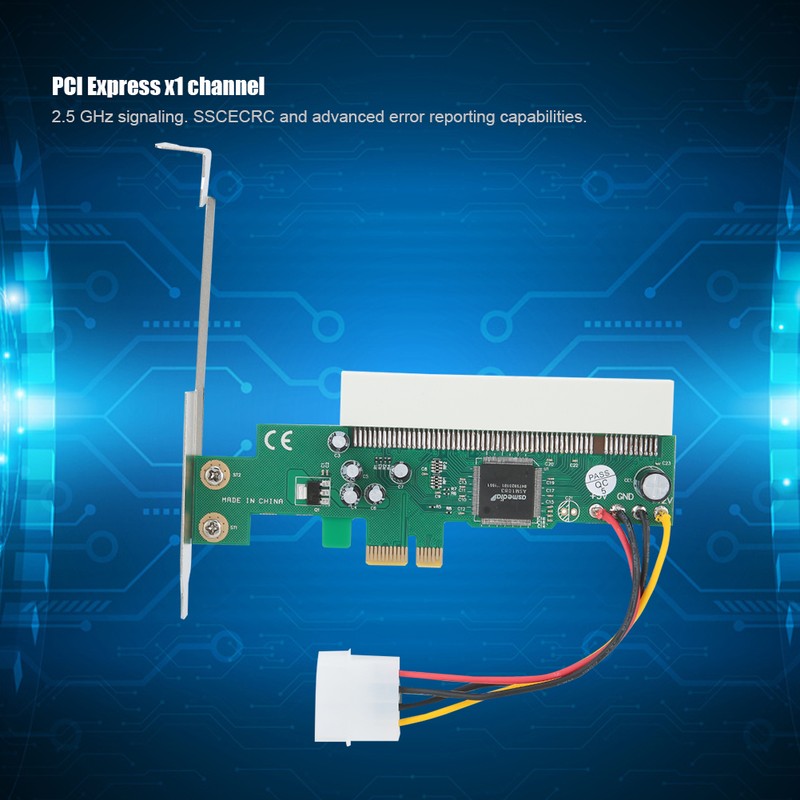ST41 PCI E x1 to PCI 2.5GHz Adapter Board ASM1083
