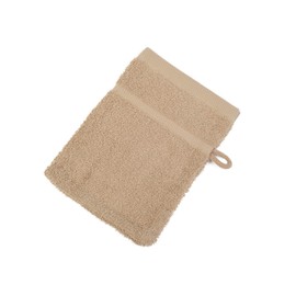 Gözze Sylt 7881-75-A1 Flannel Mitts (Set of 4) - 16 x 21 cm, cappuccino, 16 x 21 cm