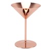 Stainless Steel Martini Glasses Fine Polish Rustproof Elegant Modern Martini