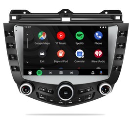 Suitable for Honda Accord 7 Models 2004-2007 Android 12 car Audio, 9-inch high-Definition Touch Screen Audio Backup Camera Multimedia Host, 4-core GPS Navigation Radio Player (4 * 64)
