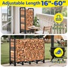 Amagabeli 5ft Firewood Log Rack Outdoor Heavy Duty Logs Holder