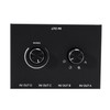 jingfei 4 Port Audio Switch, 3.5mm Audio Switcher, Stereo AUX