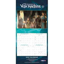 LEGEND OF VOX MACHINA 2025 WALL CALENDAR