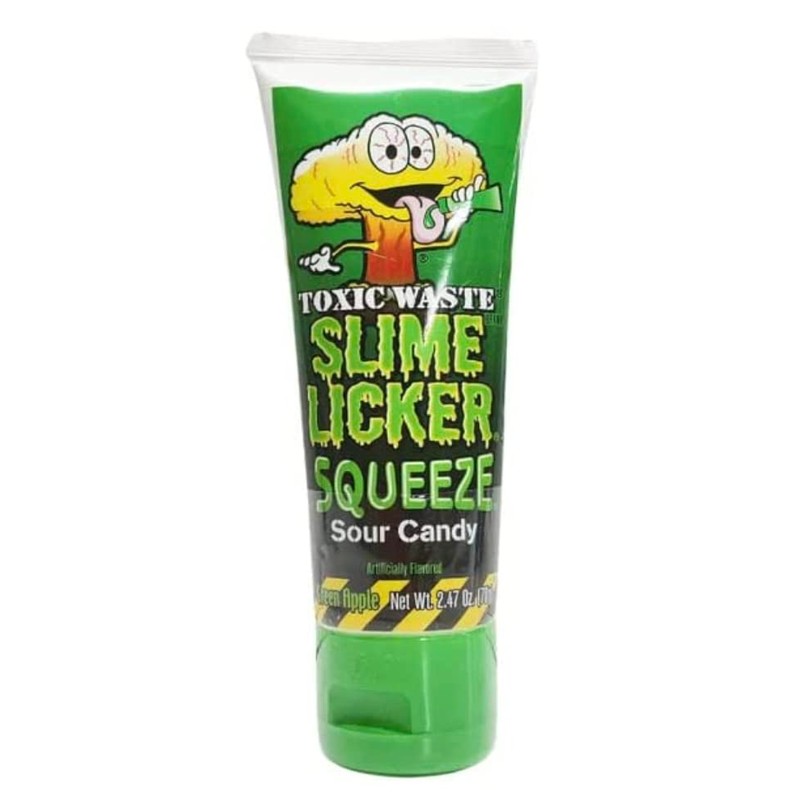 Couger's | Toxic Waste Slyme Licker Sour Squeeze Candy, (3-Pack)