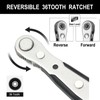 BAKESHU Mini Ratchet Screwdriver Set, Right Angle Screwdriver 1/4 inch,Short