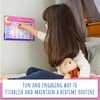 Amonev Children's Magnetic Bedtime Routine Reward Chart. Magnetic Sticker Chart.
