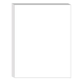 8.5" x 11" Blank Printer Paper - 50 Sheets/100 Pages Thick Blank Papers, Ideal for DIY & Template Printing, 100gsm Copy Paper for Office, Home & School