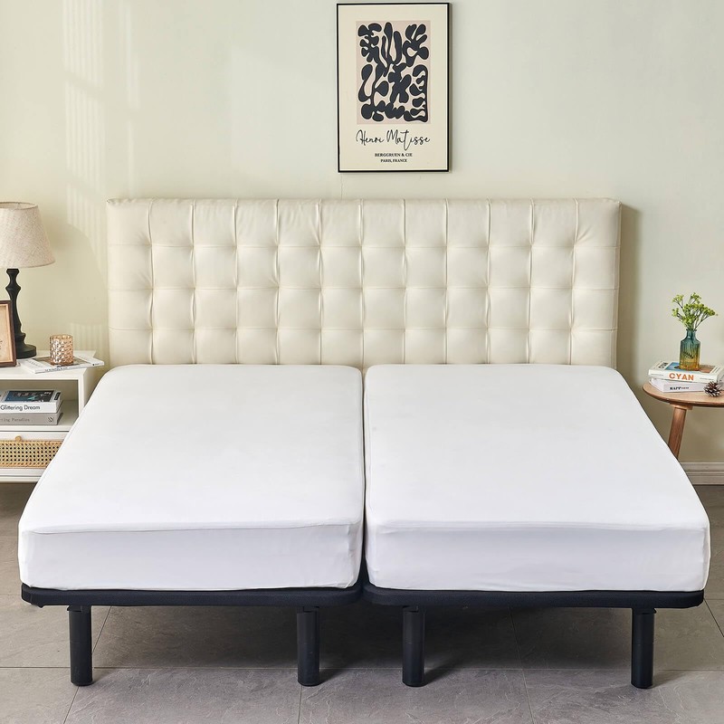 Waterproof Split Queen Mattress Protector for Adjustable Beds 30x80 (2PCs)