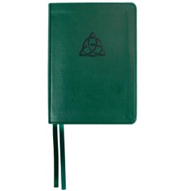 Legacy Standard Bible, Portable Paragraph Reference, Red Letter Paste-Down Green Trinity Knot Faux Leather (LSB)
