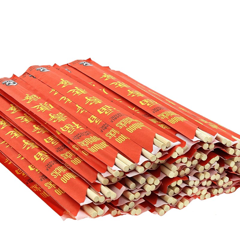 Royal Premium Disposable Bamboo Chopsticks, 9 Inch Sleeved and Separated,