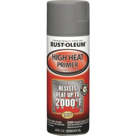 Rust-Oleum (6)-Rust-Oleum High Heat Gray 12 Oz. Automotive, For Temps Up To 2000*F. 249340