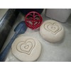 Heart Pattern Set of 2 Sizes Concha Cookie Cutters Mexican