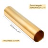 OLYCRAFT Gold Brass Sheet Roll Metal Foil Plate 0.1mm Brass