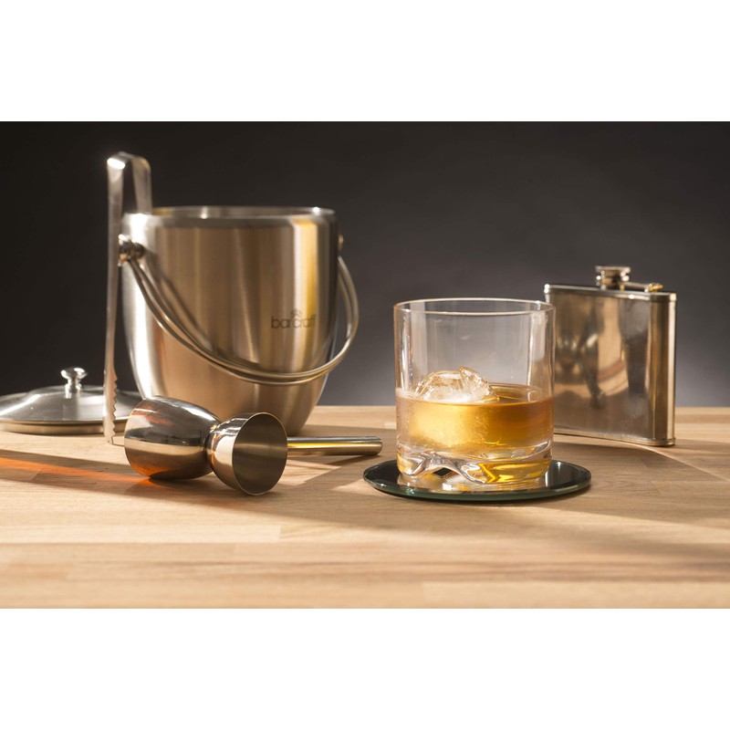 BarCraft Cocktail Jigger Spirit Measure with Dual Alcohol Measure, Stainless