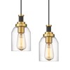 zeyu Modern Hanging Pendant Lights 2 Pack, Kitchen Pendant Lighting