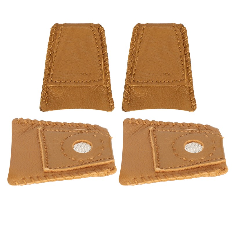 Sewing Finger Sleeve Knitting Thimble Leather Fingertip Protector Embroidery Supplies024