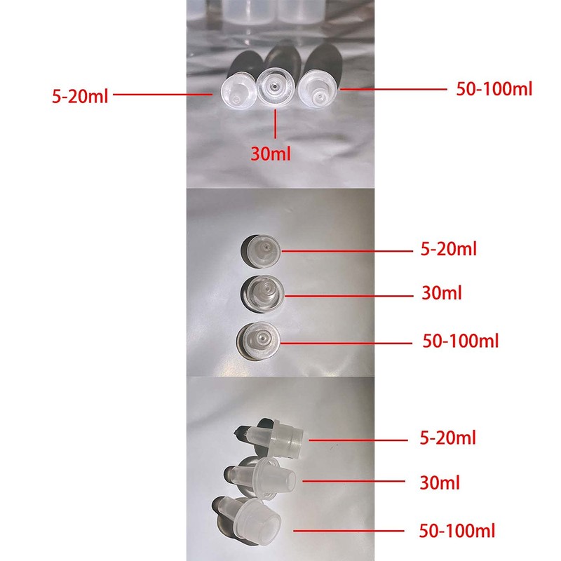 50pcs Lab Dropping Bottles,Squeezable Plastic Liquid Dropper Bottles,Empty Eye Liquid