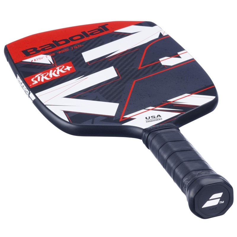 Babolat STRKR + Pickleball Paddle (Black/Red)
