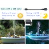 Lewisia 3-Tier Solar Cascade Hanging Bird Bath Fountain with Water