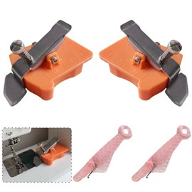 Beaspecal 2Pcs Magnetic Seam Guide for Sewing Machine Hemmer Guide Multi Usage Universal Strong Magnet Sewing Accessories with 3cm Scale