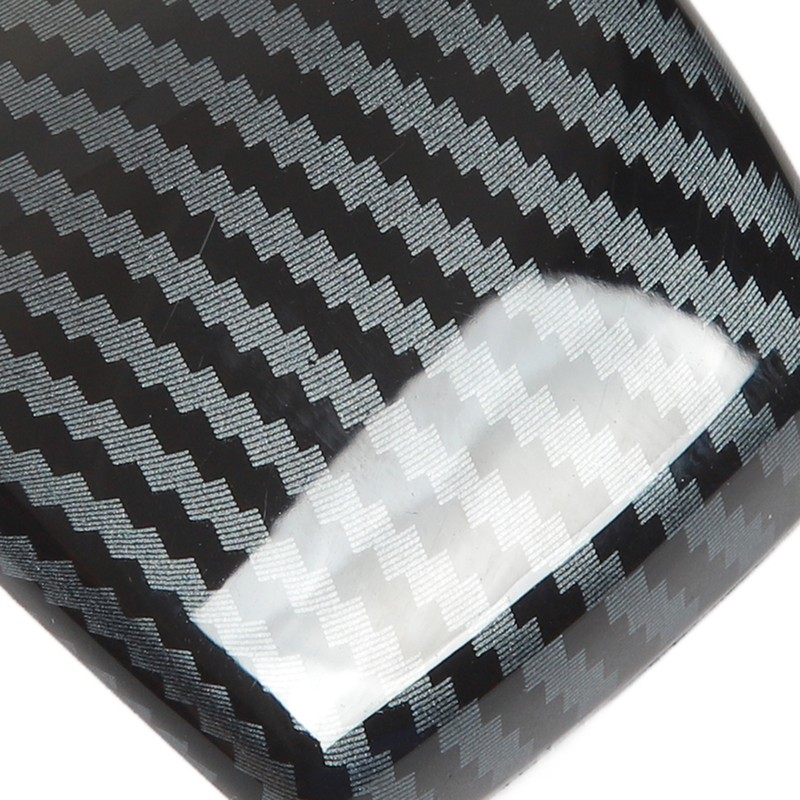 Gear Shift Knob Cover Carbon Fiber Pattern Protective Shift Head