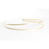 Ficcare 2 Arch Headband Metal Gold Matte