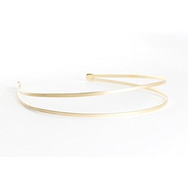 Ficcare 2 Arch Headband Metal Gold Matte
