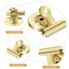 Artcut 8 Pack Gold Magnetic Clips - Strong Fridge &