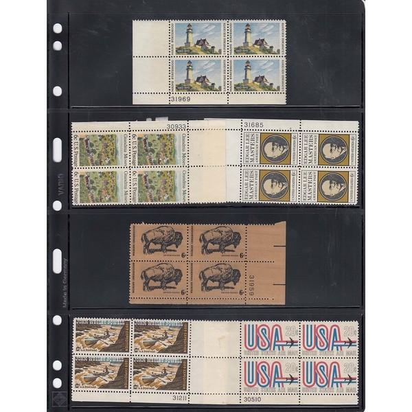 Lighthouse Vario 4S Stock Stamp Pages 4 Rows Professional Pack