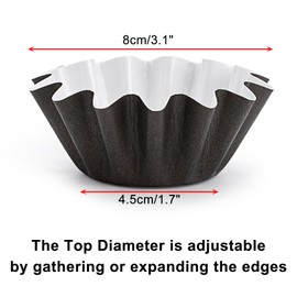 JUXYES 60 PCS Reusable Wax Melt Warmer Liners Tray, Leakproof Wax Liners Tray for Electric Wax Warmers, Plug in Warmers, Candle Warmer, Wax Melter and Wax Burner, Black