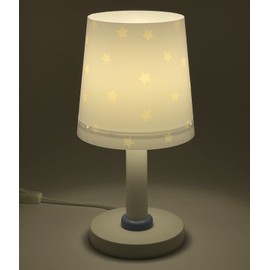 Dalber 82211T E14 Children's Table Lamp Bedside Lamp Star Light Stars Blue