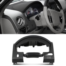 G-PLUS Dash Bezel Speedometer Surround Trim Panel w/Pedal Switch Hole Compatible with Ford F150 04-08/Lincoln Mark LT 06-08/Not Fit any 2004 Ford F150 Heritage (Old Style)