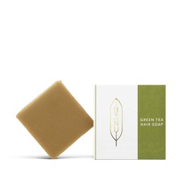 BINU Green Tea Hair Soap | Hair Soap with Revitalising Ingredients for Normal and Oily Hair | 100 g