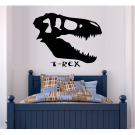 BestPricedDecals T-REX Fossil Head Dinosaur ~ Wall Decal 17" X 22" LRG