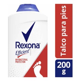 Talco para Pies Rexona Efficient Antibacterial 200 g