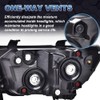 PIT66 Headlights Assembly Pair Fit for 2007-2013 Tundra (W/O Headlight