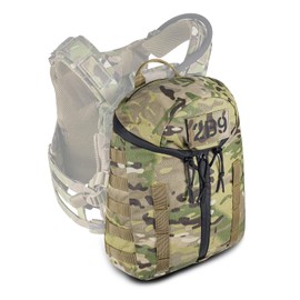 lonloke Tatical Helmet Backpack,Warrior Assault Systems Large Helmet Bag Cargo Molle Head Protection Kit Pack (MC)