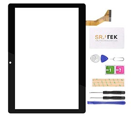 for Dragon Touch K10 Screen Replacement for Dragon Touch K10 10.1" Digitizer Repair Kits for Dragon Touch K10 Touch Screen Replacement Left Hole 11cm (Not LCD)