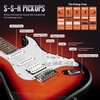 CAHAYA Electric Guitar Kit 39in - Full Size Electric Guitar