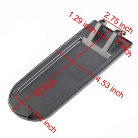 GHXSport - Fundas para reposabrazos de consola central de piel negra con pestillo para Volkswagen VW Golf Jetta Bora MK4 GTI R32 / Polo 9N 9N3 / Passat B5 / Skoda Lavida/Beetle