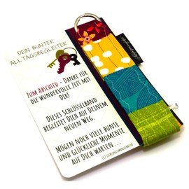 Colourful Keyring, Farewell Gift, Colleague, Girlfriend, Gift -