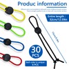 Huakaile 30 Pieces 5 Colors Sock Clips for Laundry Washing