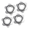 Sosoport 4pcs Anti-Slip Nuts Collars Dumbbell Security Nuts Security for